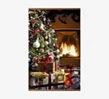 Пленочный обогреватель домашний очаг елка